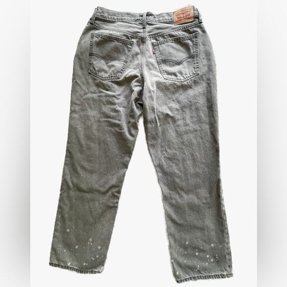 Levi’s Low Pro Straight Jeans Worn in Light Grey Size 32 - Picture 3 of 14